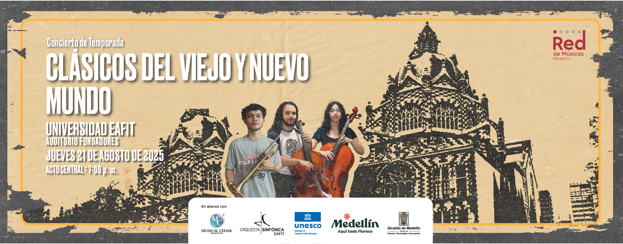 Banner concierto de temporada julio 2025