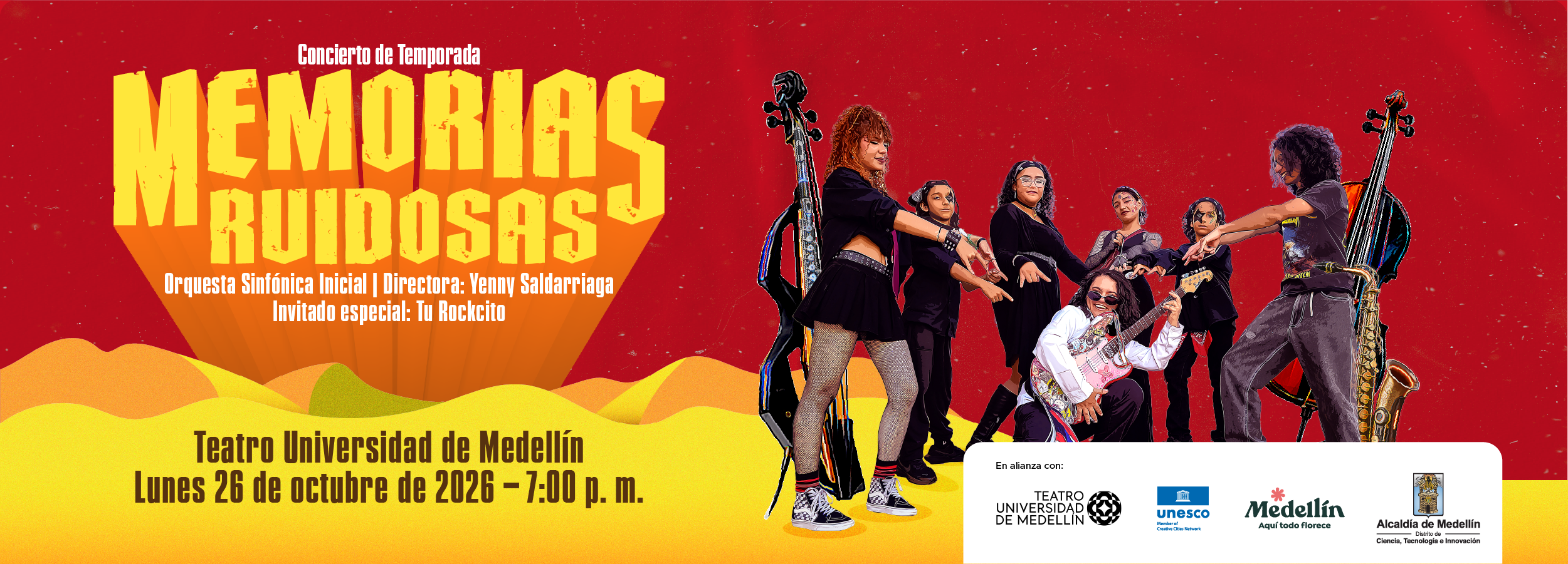 Arte y Cultura (Red de Músicas_Concierto de Temporada_Banner portal)